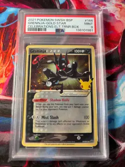 Greninja Star SWSH144 SWSH: Sword & Shield Promo Cards Holo PSA9 - Image 1