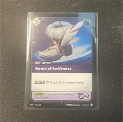 Boots of Swiftness League of Legends Gear Equipment Card foil Dark Glow 133/221 - Image 1