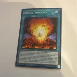 SECRET RARE Jurrac Volcano Spell Card 1st Edition BLMM-EN019 (mint) - Image 1