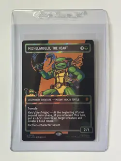 Michelangelo, the Heart (0092) (Borderless) (Surge Foil) Commander 16 Bit NM - Image 1
