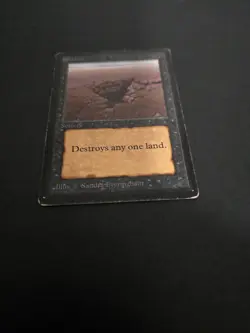 MTG Beta - Sinkhole - Vintage - MP - Red - Image 2