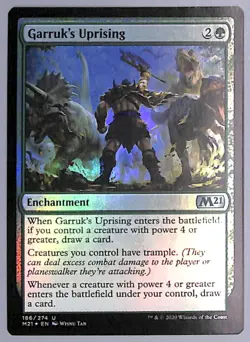 Garruk's Uprising - Foil - 186 - Core Set 2021 (M21) MTG - Image 1