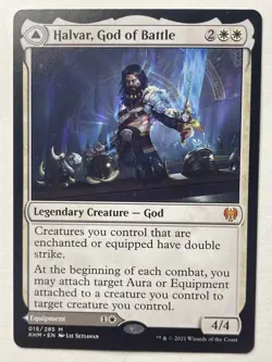 MTG Halvar God of Battle - Sword of the Realms - Kaldheim, English 2021 - Image 1