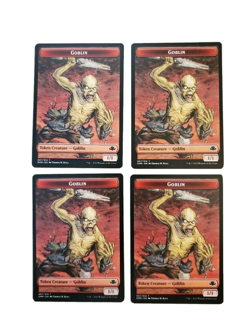 4x Goblin Token (007/014) Dominaria Remastered MTG Magic the Gathering NM - Image 1