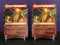 2x MTG SHOWCASE IMPACT TREMORS - Eldraine - NM/M - Image 1
