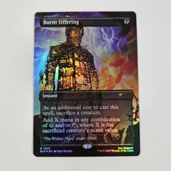 Burnt Offering Foil Secret Lair X Iron Maiden: Album Art MTG SLD 7047 Bonus - Image 1