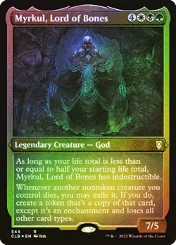 NM Etched Foil Myrkul, Lord of Bones, MTG, Baldur's Gate, Magic , 544 - Image 1