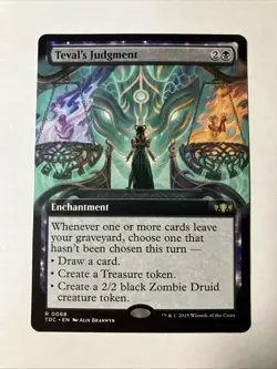 Teval's Judgment (Extended Art) borderless Regular 0068 NM/M Mtg Pack Fresh - Image 1