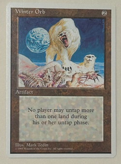 Winter Orb 4th Edition Lightly Played (LP) MTG Magic - Image 1