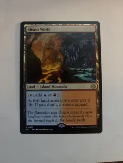 Steam Vents - Magic the Gathering - Lorwyn Eclipsed - R0267 - Pack Fresh! - Image 1