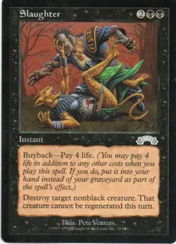 MTG: Exodus: Slaughter: Lightly Played Condition - Image 1