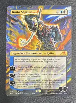 MTG Magic the Gathering Kaito Shizuki (305/606) Kamigawa Neon Dynasty NM - Image 1