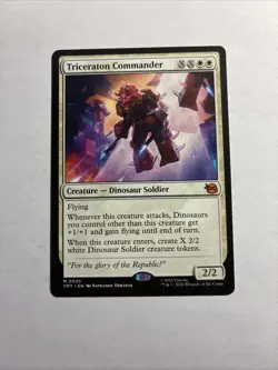 Triceraton Commander - Teenage Mutant Ninja Turtles TMNT MTG Plus Bonus Rare!!! - Image 1