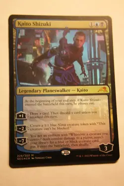 MTG Kaito Shizuki x1-Foil -Kamigawa: Neon Dynasty-Pack Fresh - Image 1