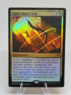 Spirit-Sister's Call FOIL X1 NEO MTG Kamigawa Neon Dynasty B1 - Image 1