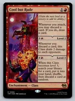 MTG Cool but Rude 0089 Foil TMNT Rare TMT EN 2026 Enchantment - Image 1
