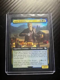 MTG Ignis Scientia (Extended Art ) Foil #492 final fantasy - Image 1