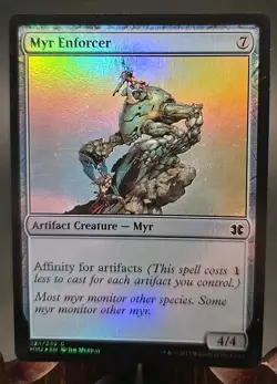 Myr Enforcer Modern Masters 2015 MTG Foil Lightly Played - Image 1