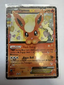 Flareon EX RC6/RC32 Generations: Radiant Collection Ultra Rare Pokemon Card - Image 1