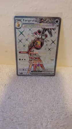 Pokemon TCG Farigiraf EX Temporal Forces 194/162 Full Art Ultra Rare Holo Card - Image 3