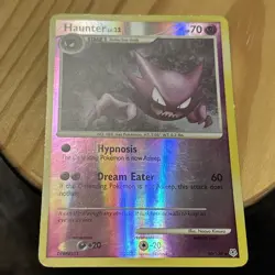 Haunter 50/130 Diamond And Pearl Reverse Holo 2007 Pokemon Card - Image 2