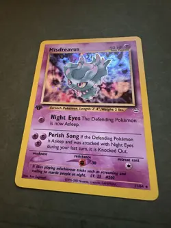 Pokemon TCG Misdreavus Holo Rare Neo Revelation 1st Edition 11/64 - Image 4