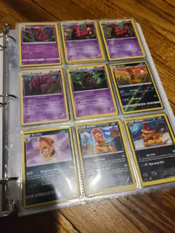 Pokemon Cards. Binder Has Over 100 Cards Fast Shipping Usa Found In Auction - Image 1