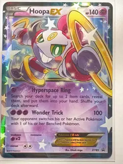Pokemon Hoopa EX XY85 Black Star Promo Holo LP - Image 1