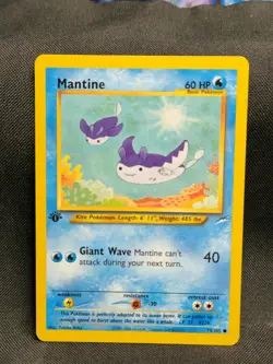 Pokemon - Mantine 74/105 - 1st Edition Neo Destiny - Image 1