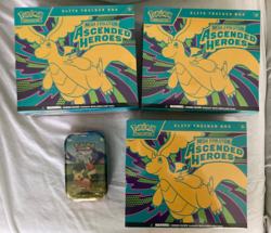 3X Pokemon Ascended Heroes ETB Elite Trainer Box & 1 Mini Tin NEW & SEALED - Image 1