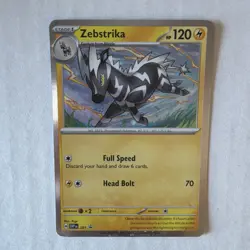 Pokemon TCG Zebstrika Black Star Promo 201/SV-P Destined Rivals - Image 1
