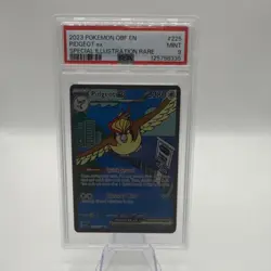 Pokemon Pidgeot ex Special Illustration Rare Holo SV03 225/197 PSA 9 - Image 1