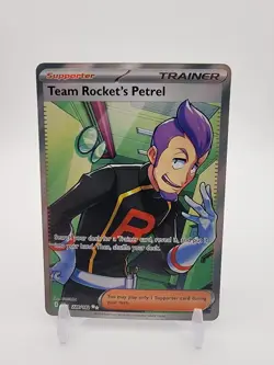 Pokemon TCG Team Rocket's Petrel 226/182 Destined Rivals Full Art Ultra Rare NM - Image 1