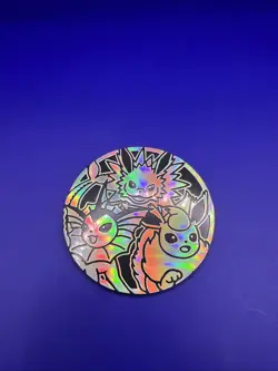 Pokemon Vaporeon Jolteon Flareon Eeveelution VMAX Premium Jumbo Coin - Image 2