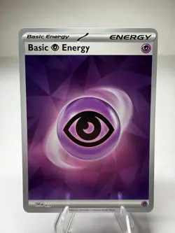 Basic Psychic Energy 013 Holo Pokemon Prismatic Evolutions - Image 1