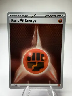 Basic Fighting Energy 022 Holo Pokemon S&V Black Bolt White Flare - Image 1