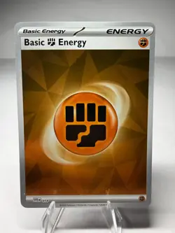 Basic Fighting Energy 014 Holo Pokemon Prismatic Evolutions - Image 1