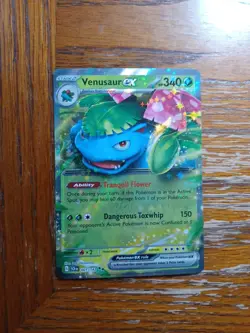 Pokemon - Stellar Crown Venusaur Ex 2024 001/142 Double Rare - Image 1
