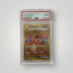 2023 POKEMON JPN SV3-RULER OF THE BLACK FLAME ULTRA RARE CHARIZARD EX PSA 10 - Image 1