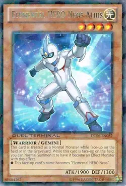 Elemental HERO Neos Alius - DT06-EN052 - Rare - Duel Terminal x1 - Lightly Playe - Image 1