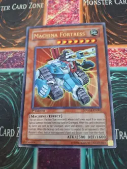 Yugioh Machina Fortress SDMM-EN001 Ultra Rare 1st Edition Near Mint - Image 1