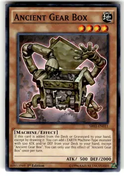 Yugioh- Ancient Gear Box - Common - 1st Edition - SR03-EN011 - Near Mint - Image 1