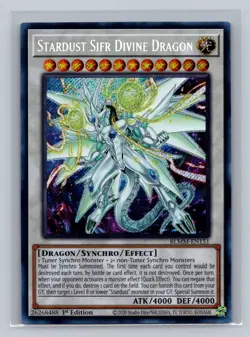 2017 Mega-Tins Mega Pack #MP17-EN054 Stardust Sifr Divine Dragon - Image 1