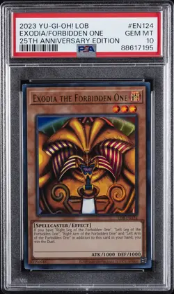 2023 #EN124 EXODIA THE FORBIDDEN ONE PSA 10 - Image 1