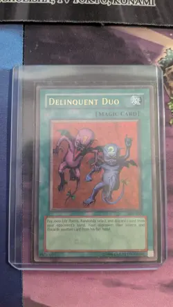 Delinquent Duo MRL-039 Magic Ruler Unlimited Edition| Ultra Rare Yu-Gi-Oh TCG LP - Image 1