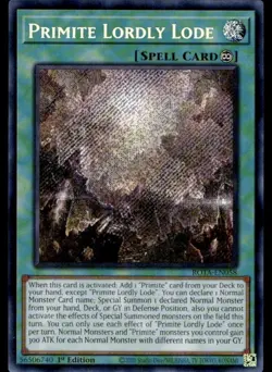 Primite Lordly Lode SECRET RARE 1st Ed NM ROTA-EN058 - Image 1