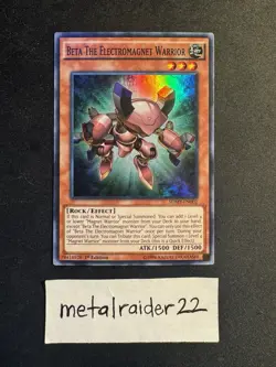 Yugioh Beta The Electromagnet Warrior SDMY-EN002 1st Edition Near Mint - Image 1