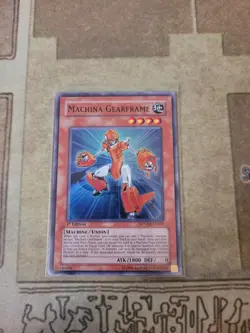 YUGIOH MACHINA GEARFRAME SDMM-EN002 SUPER 1ST ED NM - Image 1