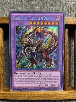 Konami Brave-Eyes Pendulum Dragon RATE-EN039 1st Edition Raging Tempest Yu-Gi-Oh - Image 1