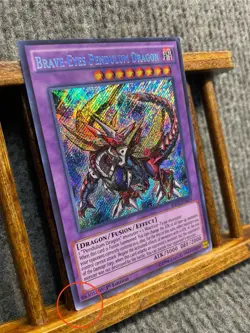 Konami Brave-Eyes Pendulum Dragon RATE-EN039 1st Edition Raging Tempest Yu-Gi-Oh - Image 2